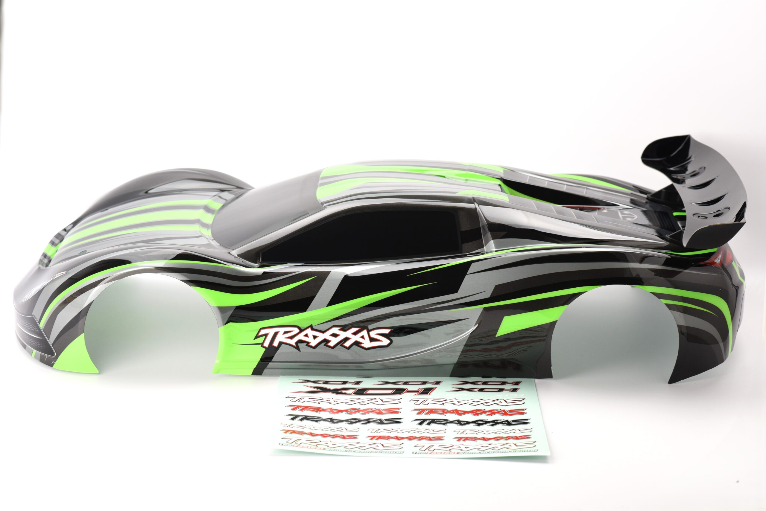 Traxxas XO-1 Body (3) Fits Traxxas XO-1 UPDATED BODY shell Green 2022 (painted cover & decal 64077-3)