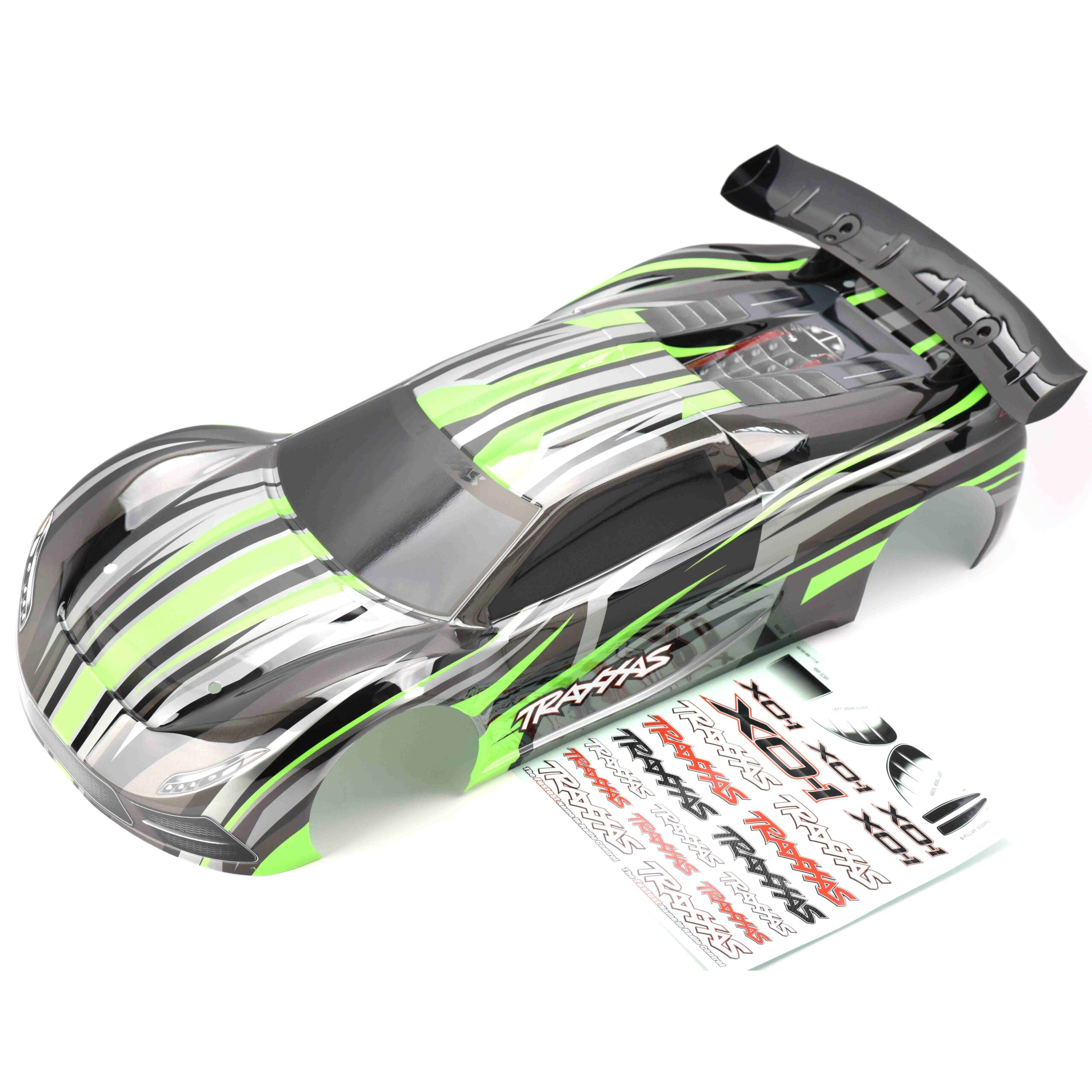 Traxxas XO-1 Body Fits Traxxas XO-1 UPDATED BODY shell Green 2022 (painted cover & decal 64077-3)