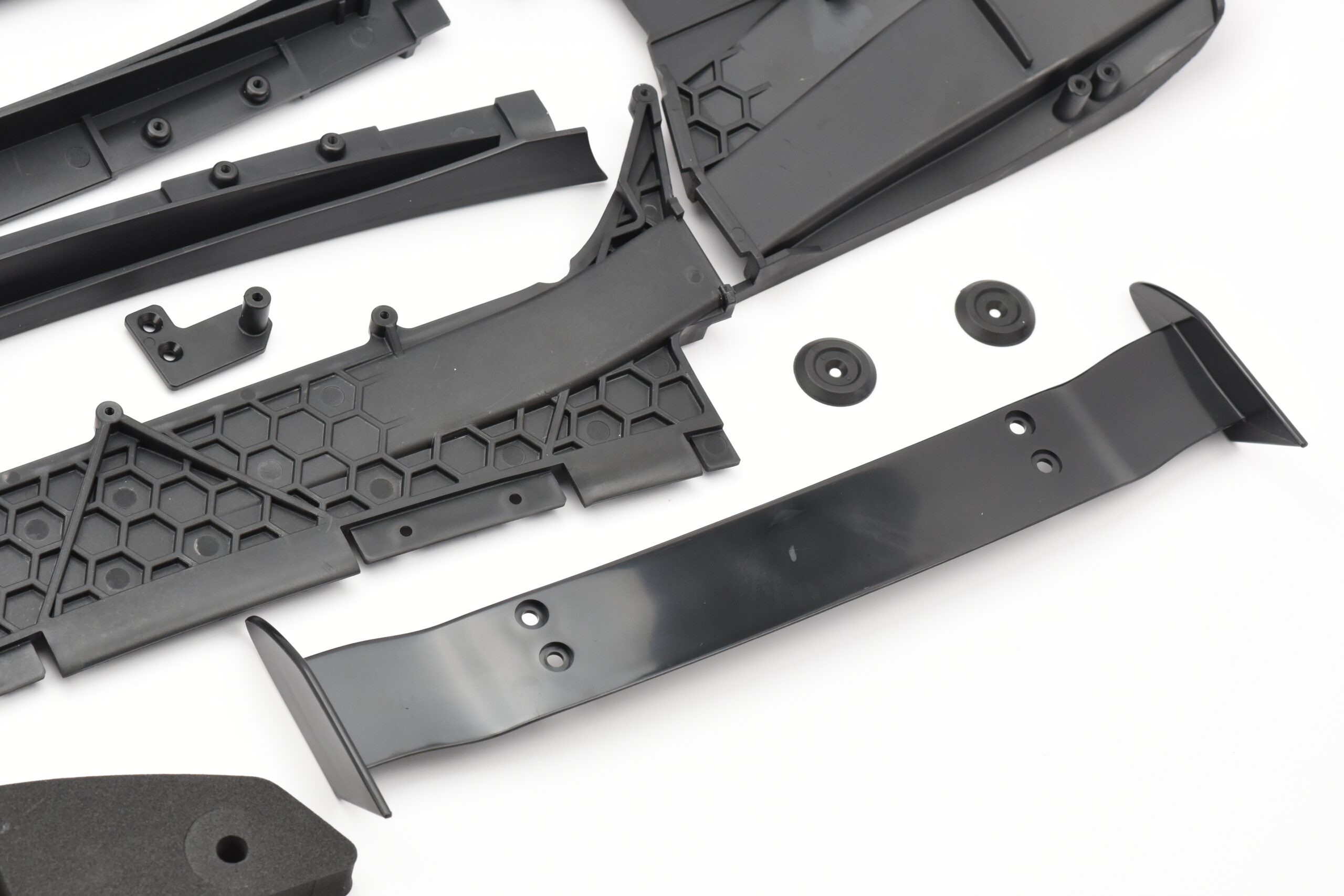 Traxxas XO-1 Bumper Splitter Wing (7) Fits Traxxas XO-1 LOWER PLASTIC SET bumper HIGH SPEED SPLITTER, Wing, Diffuser