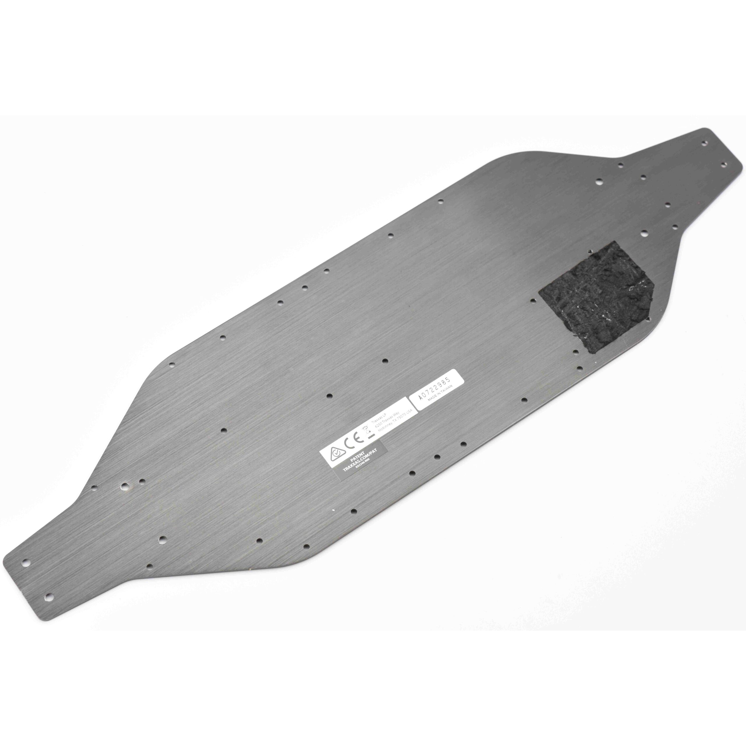 Traxxas XO-1 Chassis Fits Traxxas 64077-3 XO-1 - CHASSIS, Aluminum dark titanium anodized plate 6422