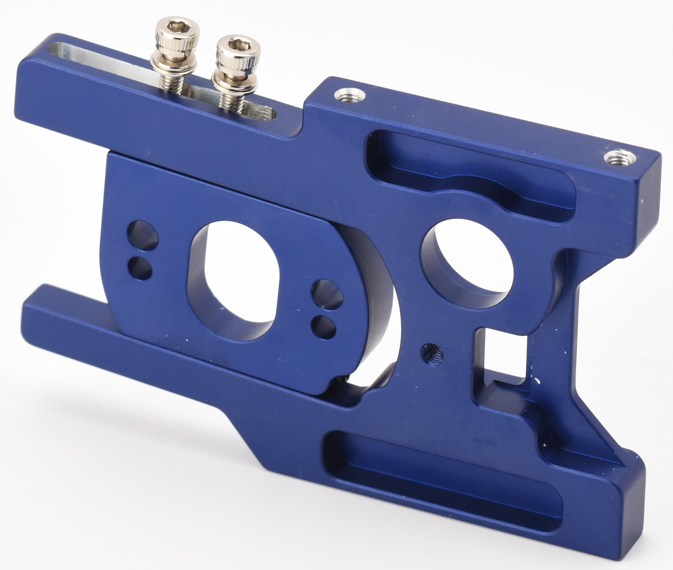 Traxxas XO-1 Motor Mounts (2) Fits Traxxas 64077-3 XO-1 - MOTOR MOUNT blue aluminum for castle creation Screws