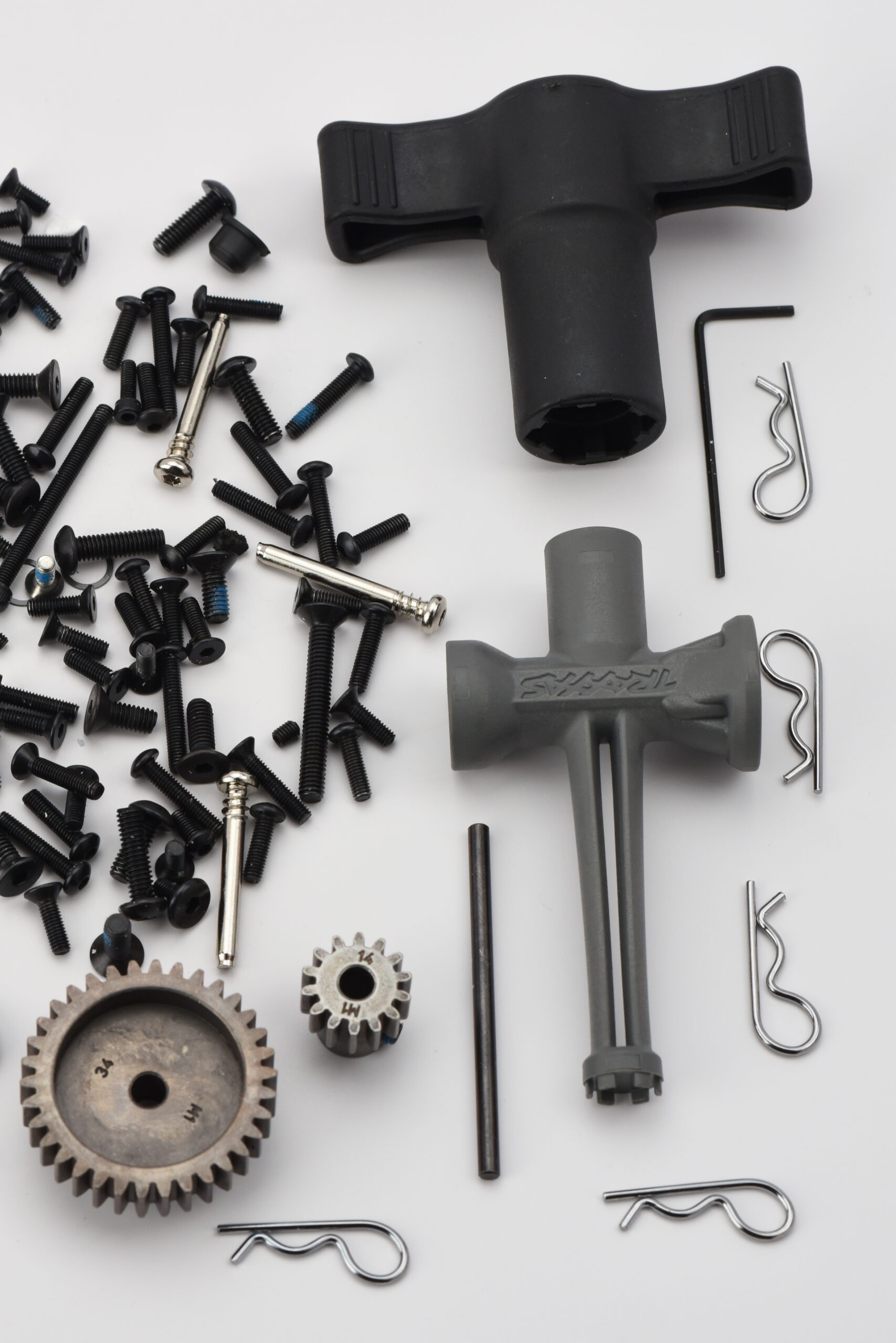 Traxxas XO-1 Screws Tools Pinions (5) Fits Traxxas XO-1 SCREWS & TOOLS KIT hardware PINION Gears hex wrenches pins