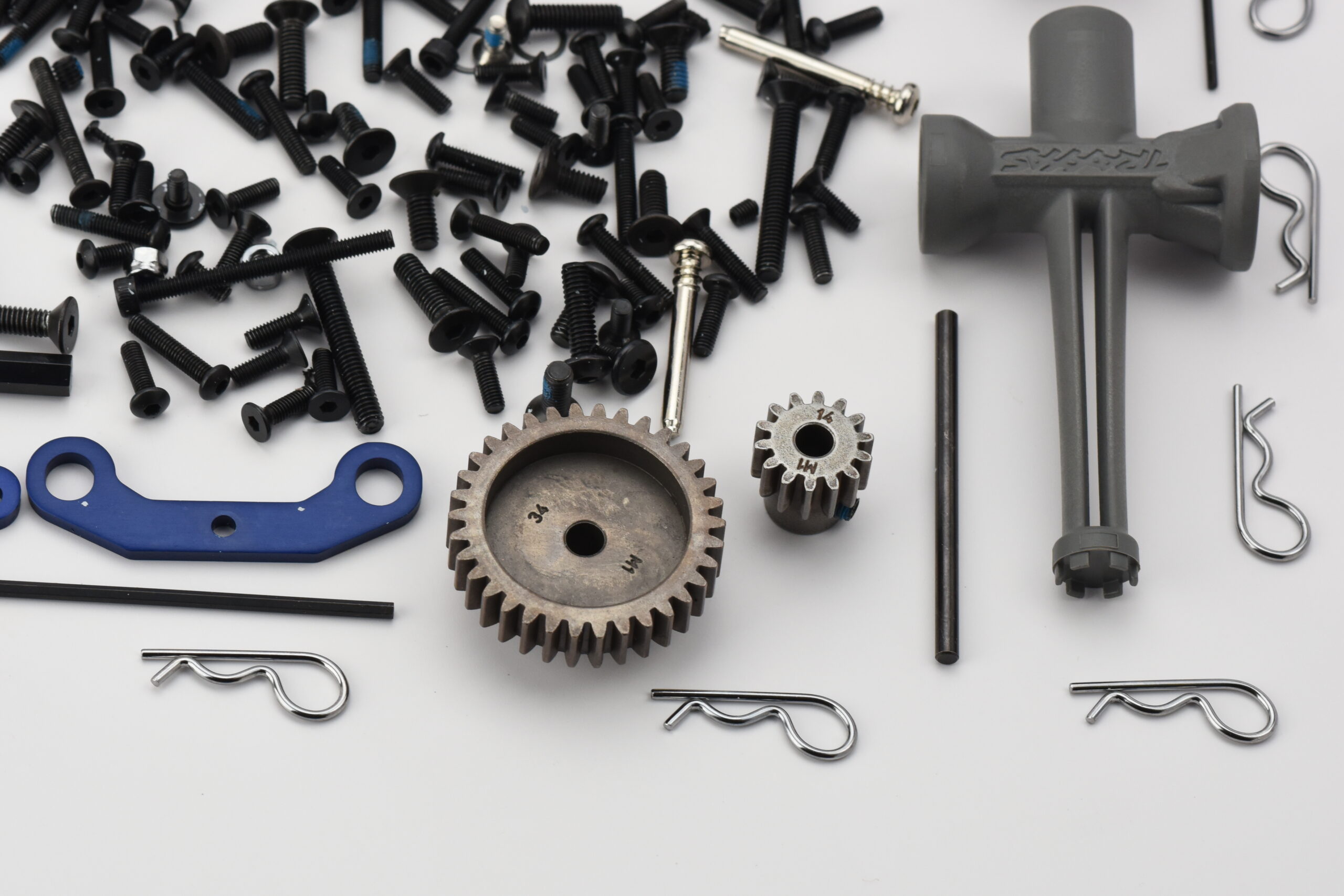 Traxxas XO-1 Screws Tools Pinions (6) Fits Traxxas XO-1 SCREWS & TOOLS KIT hardware PINION Gears hex wrenches pins