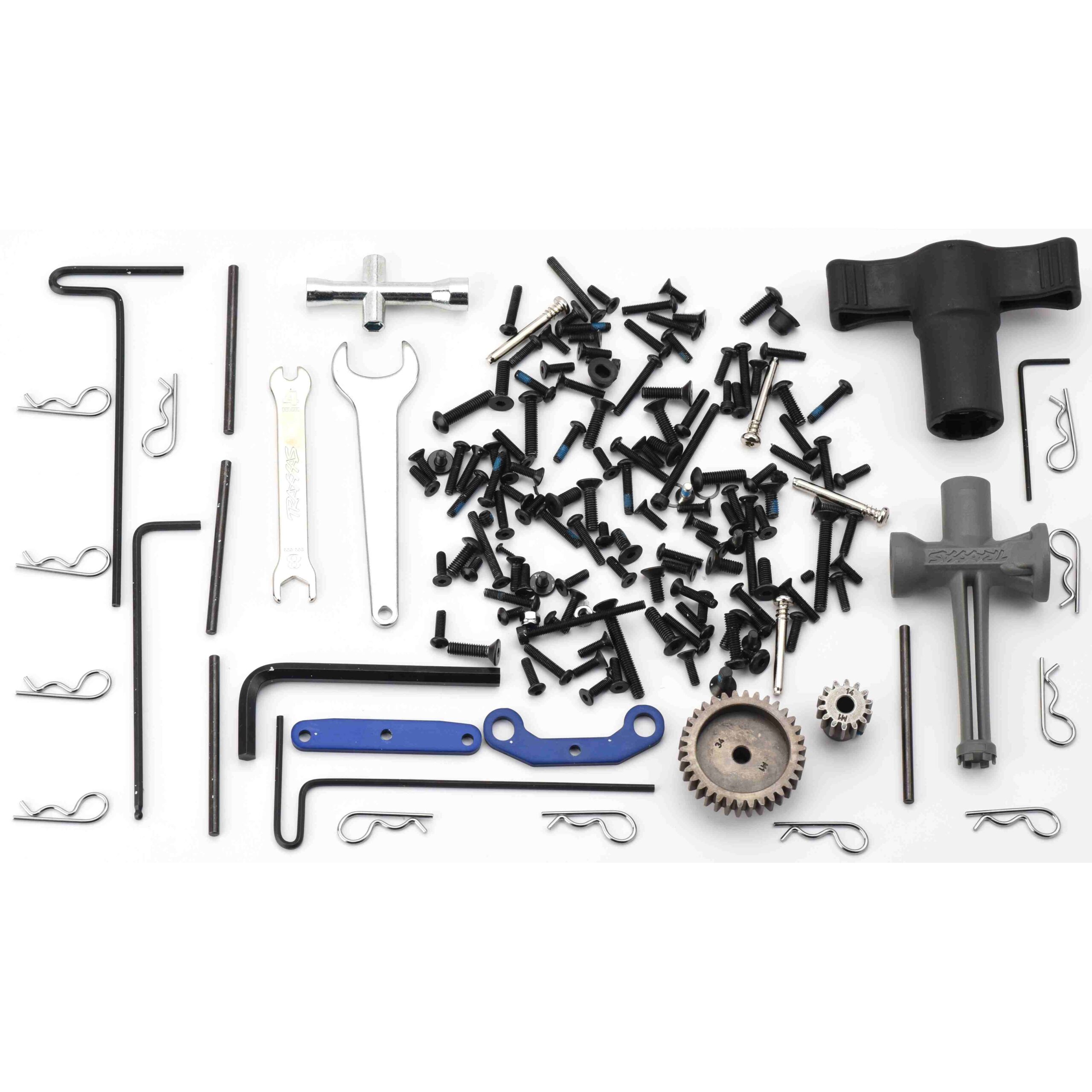 Traxxas XO-1 Screws Tools Pinions Fits Traxxas XO-1 SCREWS & TOOLS KIT hardware PINION Gears hex wrenches pins