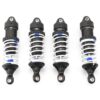 Traxxas XO-1 Shocks Dampers Fits Traxxas XO-1 SHOCKS gtr Dampers Front and Rear aluminum 1.6 rate blue PTFE